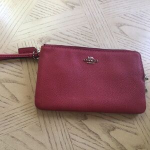 Coach Clutch/wristlet Purse.